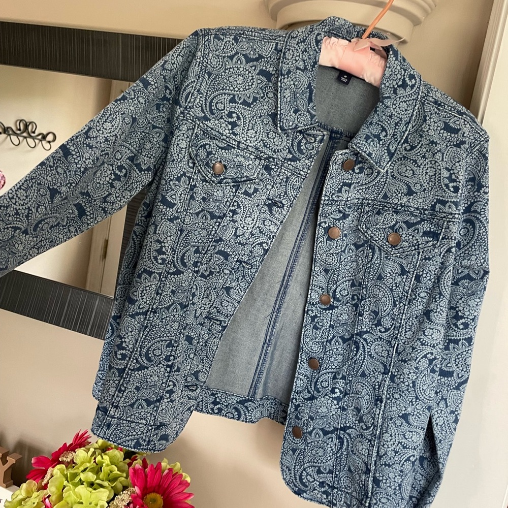 Charter Club Blue Denim Jacket